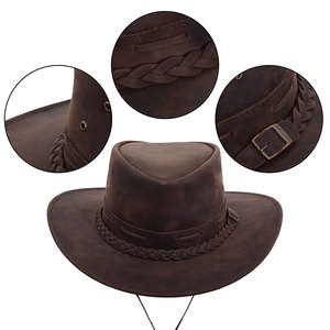Chapeau Fedora en feutre à large bord, design personnalisé, unisexe, pour l'équitation, en daim, protection solaire extérieure, vente chaude, couleur et logo personnalisables - Product Image 4