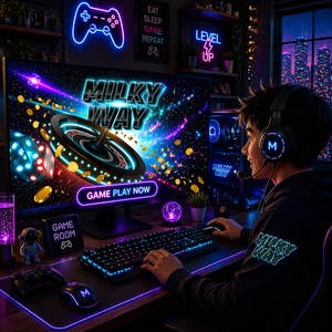 ผู้จัดจำหน่ายเครดิตเกมออนไลน์แบบชาร์จได้ Milkyway แพลตฟอร์มความบันเทิง รองรับภาษาสเปนและภาษาอังกฤษ สำหรับกิจกรรมสันทนาการ - Product Image 4