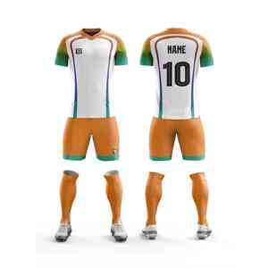 Uniformes de Fútbol Personalizados, Conjunto de Camiseta y Pantalones Cortos de Entrenamiento de Fútbol, Transpirable y de Secado Rápido, Nueva Ropa Deportiva de Fútbol para Club - Product Image 1