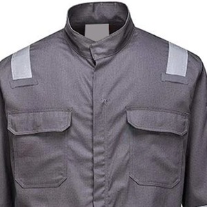Vêtements de sécurité haute visibilité imprimés et ignifuges, uniformes FR, combinaisons en coton, lin et polyester résistantes au feu pour le personnel de bord - Product Image 5