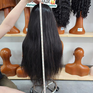 Wholesale Medium Remy Hair U Part Brazilian Curly Human Hair <b>Wig</b> Handmade No Leave 13X4 Lace Front 180% Density - Product Image 4