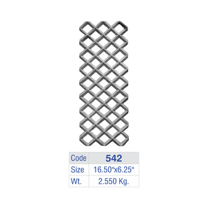 Panel de barandilla de aluminio con malla de diamante para balcón, inserto de hierro fundido para valla, barandilla de escalera de lujo para villa, parrilla para terraza, precio de fábrica - Product Image 1