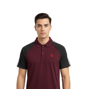 Polo pour homme Solid Trader, tissu haute performance, séchage rapide, léger, texture douce, look élégant, tenue décontractée - Product Image 6