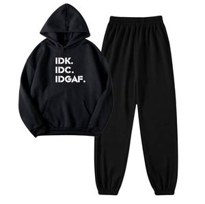 Ensemble de survêtement unisexe 100 % coton personnalisé avec impression, pantalon de jogging et sweat à capuche pour homme - Product Image 6