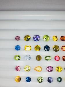 Safires Naturales Multicolor, Corte Mixto, Calidad AAA, Brillo Superior, Certificación IGI, Suministros para Joyería, 5-10mm, 50 Unidades - Product Image 2
