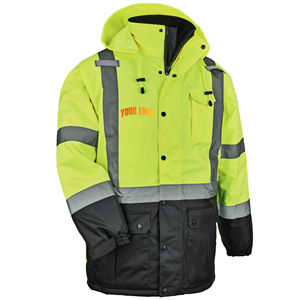 Chaqueta Reflectante de Alta Calidad para Hombre, Ropa de Trabajo de Seguridad, Impermeable, Resistente al Viento, Chaqueta para Exteriores, Diseño Personalizado, Proveedor OEM - Product Image 4