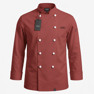 Chaqueta de Chef de Alta Calidad, Material de Mezcla de Algodón, Ajuste Cómodo, Ropa de Trabajo Profesional para Chefs, Cocineros y Personal de Cocina - Product Image 1