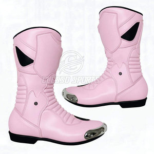 Chaussures de moto en cuir sur mesure de style nouveau, fabrication professionnelle, prix de gros - Product Image 4