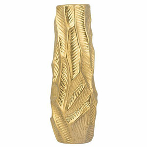 Artisan Crafted Decorative Aluminum <b>Vase</b> with Modern Profile for Floral Arrangement Display - Product Image 4