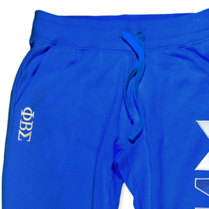 Pantalones deportivos azul real Phi Beta Sigma con letras griegas 1914, pantalones de fraternidad para hombre, ropa deportiva informal - Product Image 5