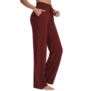 Nouvelle tendance : pantalons de survêtement évasés pour femmes, faciles à porter, produit le plus vendu, respirants, look streetwear. - Product Image 4