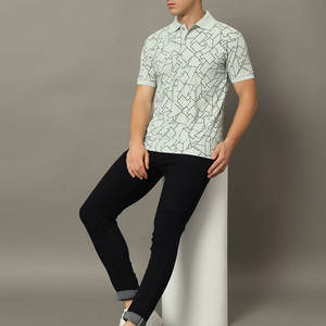 Camiseta Polo para Hombre, Moderna y Cómoda, Corte Ajustado, Color Liso, Diseña Tu Propia Camiseta Polo - Product Image 3