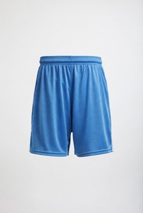 Shorts de sport bleu vif avec taille élastique, pour studio de sportswear - Product Image 1