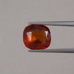 Hessonita Roja Natural, Gema Suelta de 4.03 Quilates, Corte Cojín 10x9mm, Certificada por IGI, Excelente Calidad, Joyería al por Mayor - Product Image 1