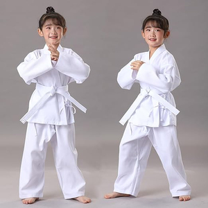 ชุดกีฬาคาราเต้เด็ก MMA พรีเมียม ผลิตจากผ้าฝ้าย 100% ชุดยูนิฟอร์มศิลปะการต่อสู้สำหรับเด็กเล็ก เสื้อผ้ากีฬาเด็ก ชุด 2 ชิ้น - Product Image 4