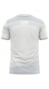 T-shirt unisexe en polyester respirant, léger, à séchage rapide, imprimé en sérigraphie, pour le sport et la course à pied, vente en gros - Product Image 3