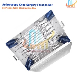 Juego de Pinzas para Artroscopia, Caja de Esterilización para Cirugía de Rodilla, Instrumentos Quirúrgicos Ortopédicos de Precisión, Acero Inoxidable ISO Sólido - Product Image 5