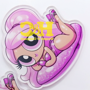 Nouvelles tuiles acryliques pour extensions de cils, tuiles roses pour cils, forme violette, couleur personnalisée, logo magnétique durable, tuiles MINK - Product Image 5