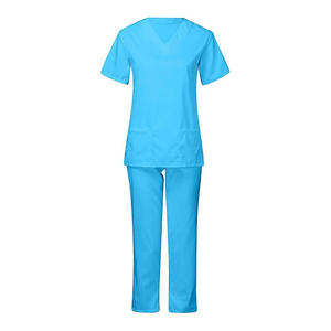 Wholesale Premium Quality Unisex Hospital Uniforms Custom Logo <b>Surgical</b> <b>Scrubs</b> Set Jogger Pants Top Designed for Doctors Nurses - Product Image 5