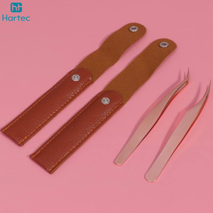 Anti-Slip Precision Fiber Tip Tweezers Comfortable Grip Design For Eyelash Extensions & Makeup Application Grafted Tweezers - Product Image 5