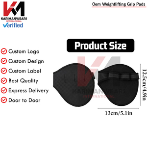 Custom Gym Grip Pad Men Women Weightlifting Deadlift Anti Slip Workout Pads Wholesale Supplier - Product Image 2