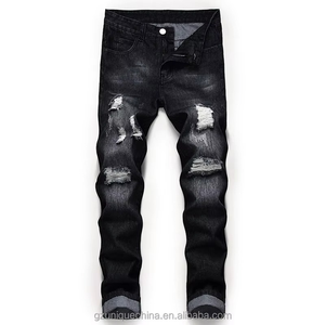 กางเกงยีนส์ผู้ชายทรงสลิมฟิตราคาส่งถูกจากดีไซเนอร์แฟชั่น - Product Image 2