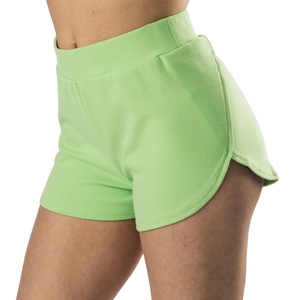 Pantalones cortos deportivos de cintura alta para mujer, demanda de los clientes, último diseño, servicios ODM, pantalones cortos elásticos para mujer con etiqueta personalizada más vendidos - Product Image 1