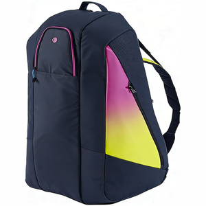 Sac de raquette de tennis haut de gamme en tissu résistant à l'eau avec plusieurs poches pour l'organisation de l'équipement et l'entraînement sur le terrain - Product Image 1