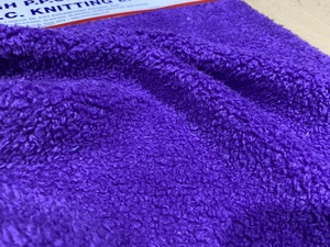 Knitted <b>Fabric</b> 100% <b>Polyester</b> Medium Weight Knitted Solid Purple Color Soft <b>Fabric</b> Cover - Product Image 5