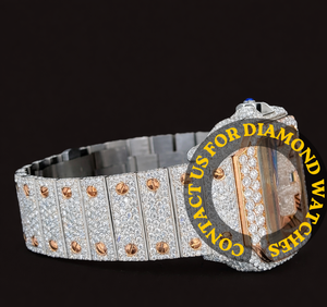 Nuevo Reloj de Hombre con Caja Cuadrada, Números Romanos, Diamantes Moissanite, Características Elegantes, Cuarzo, Diseño Único para Fiestas - Product Image 2