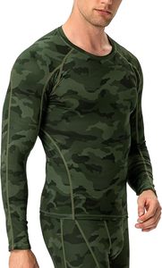 Men's Compression Long Sleeve Performance Shirt Premium Quick Dry Compression Base <b>Layer</b> <b>Top</b> Men's Athletic Compression Training - Product Image 4