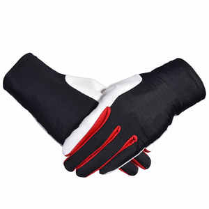 Guantes de Equitación Unisex de Primera Calidad, Ajustables, Transpirables, Impermeables, de Poliéster, con Cierre de Cremallera en los Dedos Completos, para Verano - Product Image 3