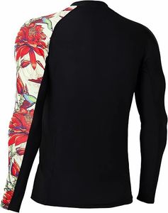 Wholesale <b>Latex</b> UPF50 Breathable Quick Dry Full Sleeve Anti-Uv Print Custom Logo Sport Shirt Surf Rash Guard - Product Image 3