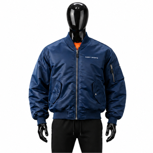 Wholesale Men's Classic MA-1 Flight Bomber <b>Jacket</b> Waterproof Windproof Style <b>Pilot</b> Coat Padded Winter Streetwear <b>Jacket</b> - Product Image 1