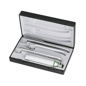 Set de Laringoscopio de Fibra Óptica Miller Madriq International con Certificación CE, Kit de Intubación de Acero Inoxidable, 3 Hojas, Manual - Product Image 2