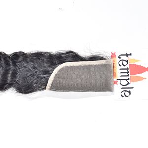 Extensions de cheveux humains naturels indiens 100% Deep Wave, non colorés, non traités, avec closure 5*5, double trame fabriquée à la machine. - Product Image 4