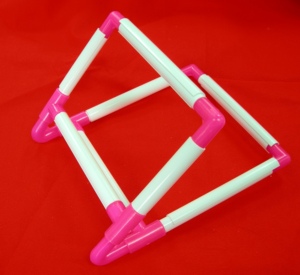 NF0003 Two Size in one Plastic Clip Embroidery <b>Frame</b> Plastic Embroidery Hoop <b>Frame</b> Portable Universal Set for Embroidery Crafts - Product Image 4