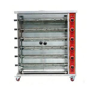 Forno Elettrico a Gas per Polli Arrosto Commerciale con 6 Aste, Attrezzatura per Cucina, <span class=keywords><strong>Ristorante</strong></span> e Catering HJ-CM012-6 - Product Image 2