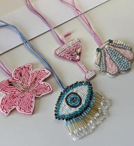 Llavero de Cuentas Hecho a Mano Personalizado, Accesorios de Moda con Cuentas, Venta al por Mayor - Product Image 2