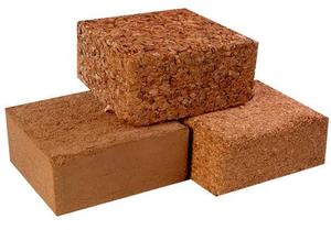 วัสดุปลูกจากกะลามะพร้าวอัดแน่น น้ำหนัก 600-700 กรัม สำหรับทำสวน - Product Image 2