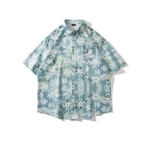 เสื้อยืดฮาวายลายอโลฮ่าสำหรับผู้ชาย คอลเลคชั่นฤดูร้อนปี 2026 ขายส่ง 10 แบบ ดีไซน์วินเทจ สวมใส่สบาย ระบายอากาศได้ดี แขนสั้น ติดกระดุมหน้า - Product Image 1