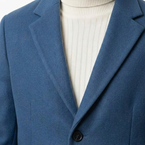 <b>Men</b> Classic <b>Long</b> <b>Winter</b> Trench <b>Coat</b> with Lining Breathable Quick-Dry Warm Wool/Polyester Trench <b>Coat</b> for Formal & Casual Use - Product Image 6