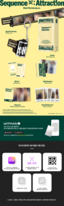 AND2BLE - [ SEQUENCE 02: ATTRACTION ] (KEYRING Ver.) KPOP <b>CD</b> <b>ALBUM</b> BEST SELLING KOREA for ALL AGES - Product Image 4