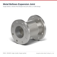Joint d'expansion à soufflet en titane de grade 2 TA2, à bride soudée, simple ou double, EJMA, pour l'industrie chimique