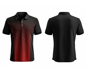 Eco-Friendly Full Sublimation Polo Shirt with Digital Printing for Men Women Youth Quick-Dry Dry-Fit Active Polo - Product Image 1