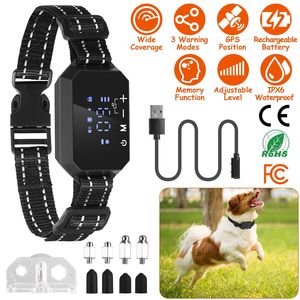 Clôture GPS sans fil rechargeable et étanche pour chien, portée réglable de 98 à 3280 pieds, collier électrique pour chien, système de confinement extérieur pour animaux de compagnie - Product Image 3