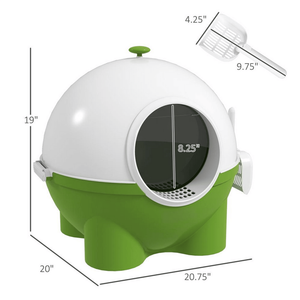 Lettiera per Gatti Automatica di Grande Capacità, Facile da Pulire, in Plastica e Legno, per Uso in Soggiorno - Product Image 3