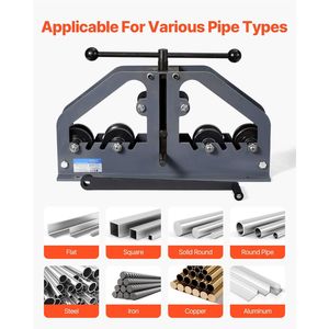 Curvatubi Manuale Max 1 1/2 Pollici con 6 Matrici, Piegatubi a 360 Gradi per Rame e Alluminio - Categoria Prodotto: Curvatubi - Product Image 6