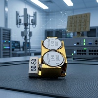 Circulador RF de Montaje Superficial SMD de Fácil Integración, 1.3-4.2GHz, Baja Pérdida de Inserción de 0.3-0.4dB, Aislamiento de 20-23dB para Sistemas RF