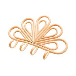 Stylish Peacock Rattan <b>Wall</b> Hook Kids Room Toddler Furniture Nursery Room Wicker Peacock Shape Coat Hook Row Wholesale - Product Image 1